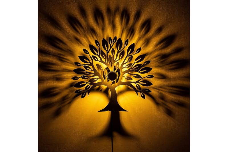 Vegg lampe Malti Tree Svart - Svart - Belysning - Innendørsbelysning & Lamper - Vegglampe