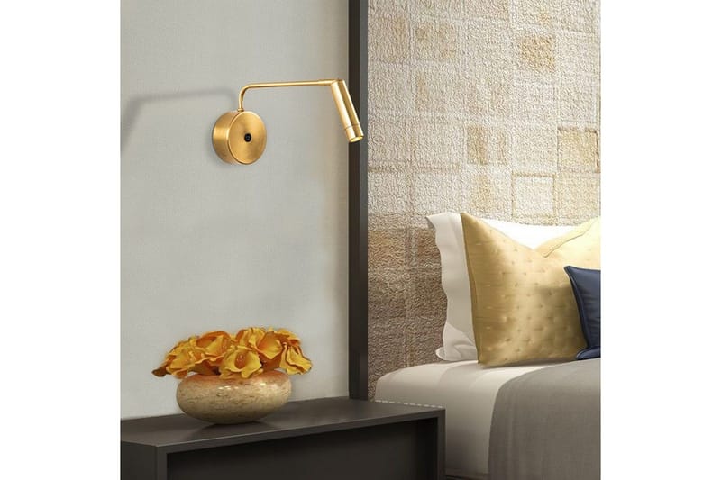 Vegg lampe Matsuchi gul / svart - Svart/Gul - Belysning - Innendørsbelysning & Lamper - Vegglampe