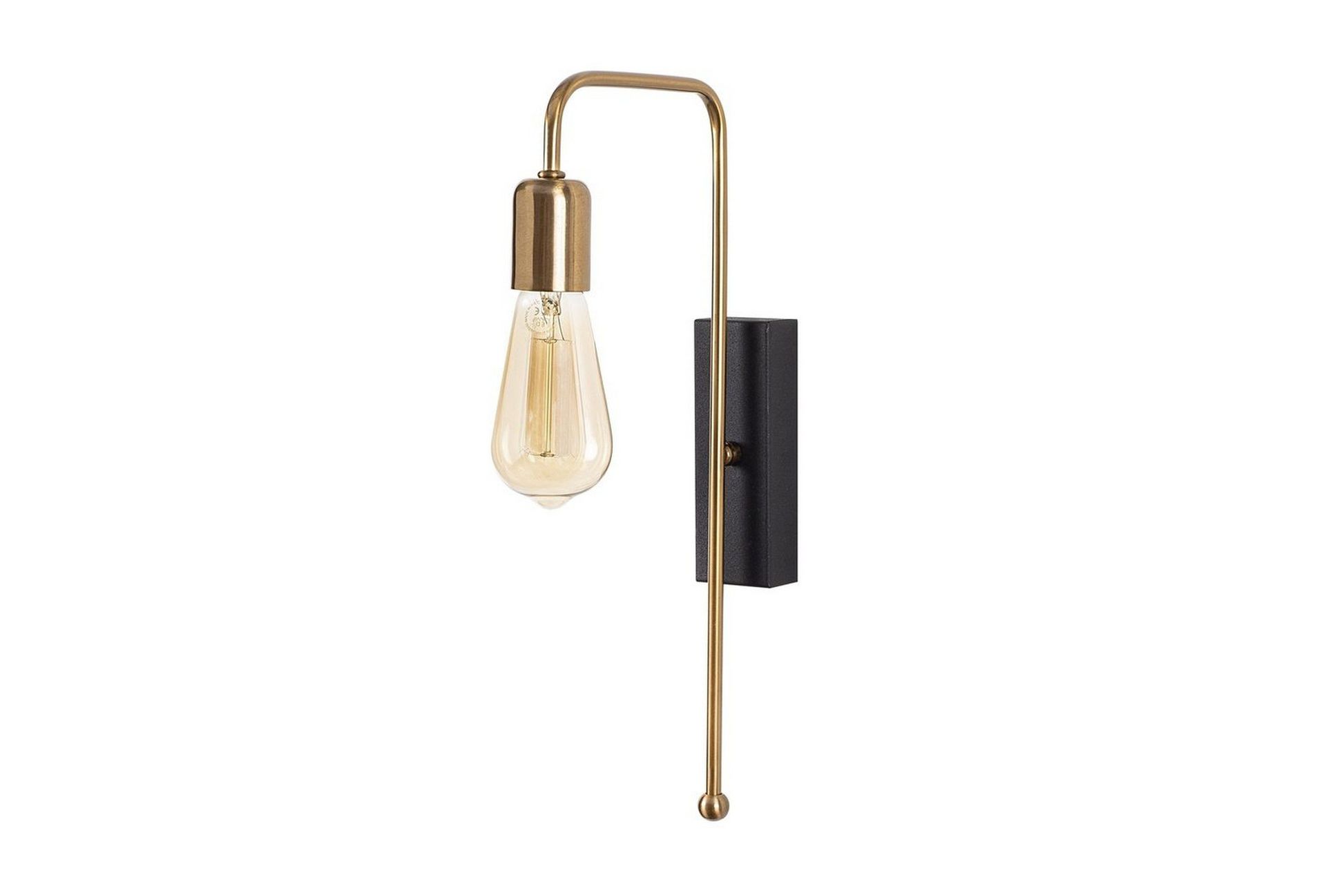 Vegg lampe Mo Gull / Svart - Gull/Svart
