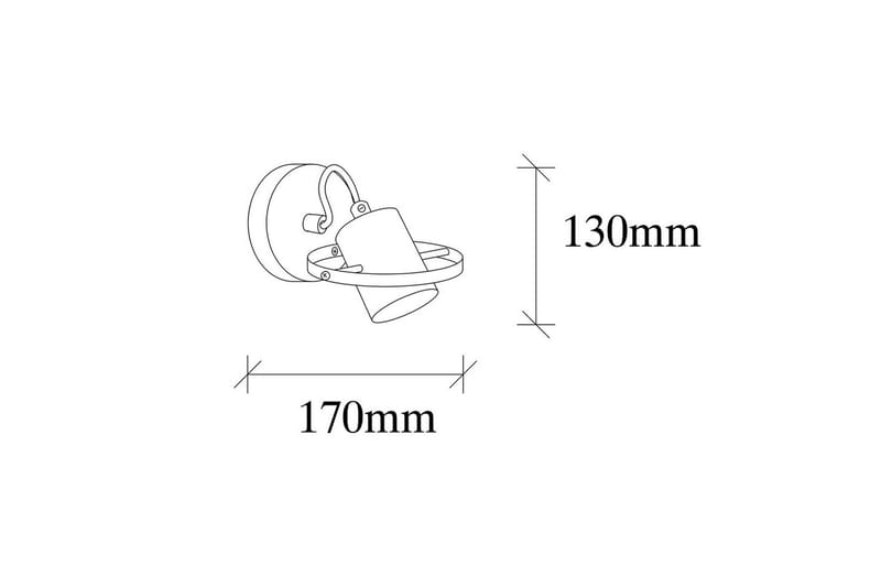 Vegg lampe Munel Vintage - Kobber - Belysning - Innendørsbelysning & Lamper - Vegglampe