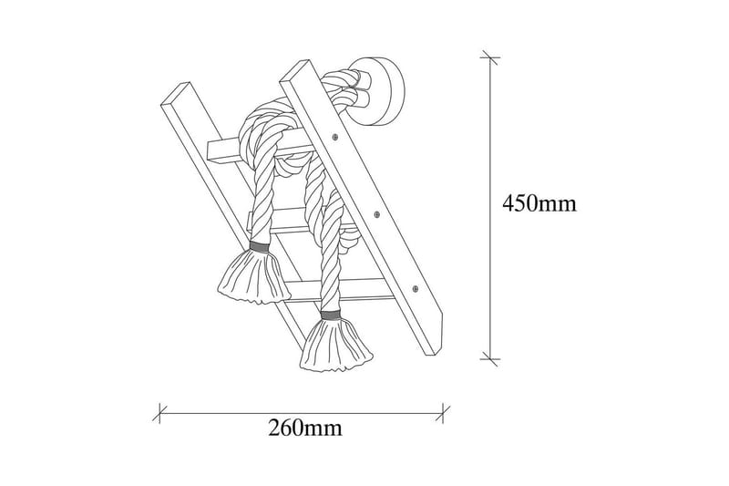 Vegg lampe Niraa Tre - Natur - Belysning - Innendørsbelysning & Lamper - Vegglampe