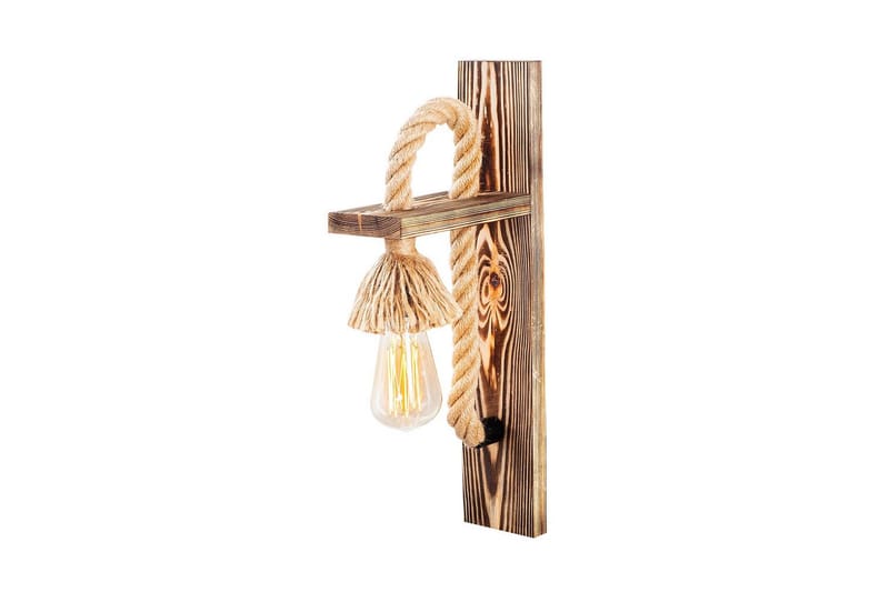 Vegg lampe Nirao Tre - Brun - Belysning - Innendørsbelysning & Lamper - Vegglampe