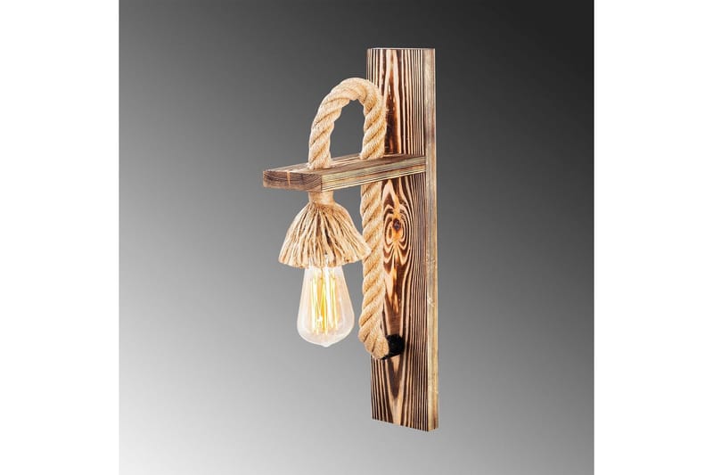 Vegg lampe Nirao Tre - Brun - Belysning - Innendørsbelysning & Lamper - Vegglampe
