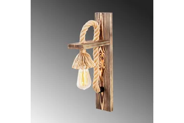 Vegg lampe Nirao Tre - Brun - Belysning - Innendørsbelysning & Lamper - Vegglampe