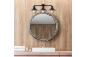 Vegg lampe Nolen Svart / Antikk - Svart/Antrasitt - Belysning - Innendørsbelysning & Lamper - Vegglampe