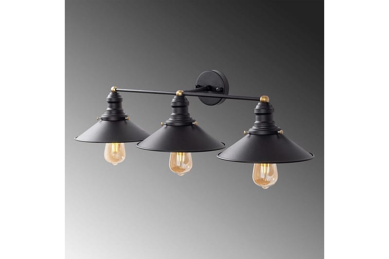 Vegg lampe Nolen Svart / Antikk - Svart/Antrasitt - Belysning - Innendørsbelysning & Lamper - Vegglampe