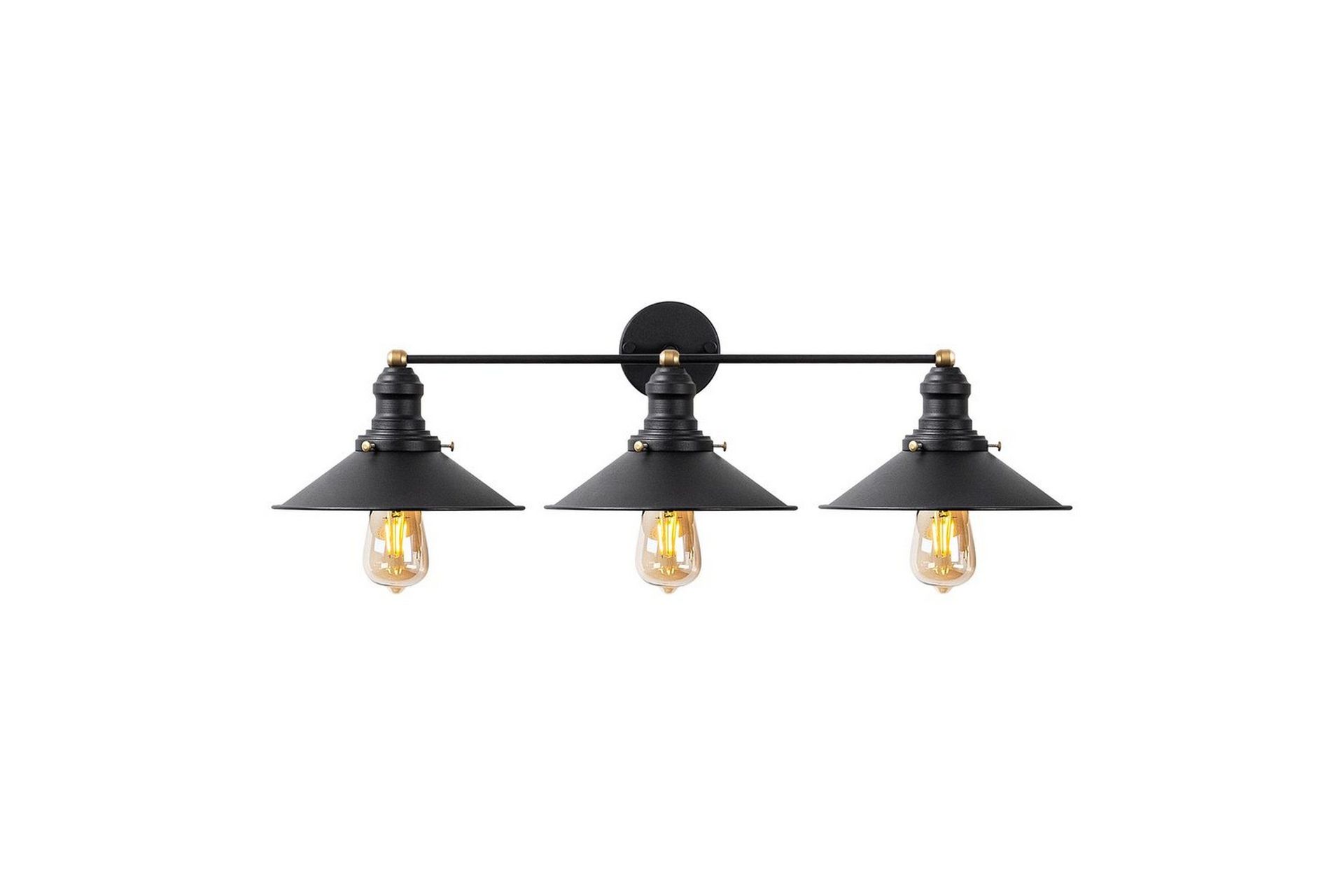 Vegg lampe Nolen Svart / Antikk - Svart/Antrasitt