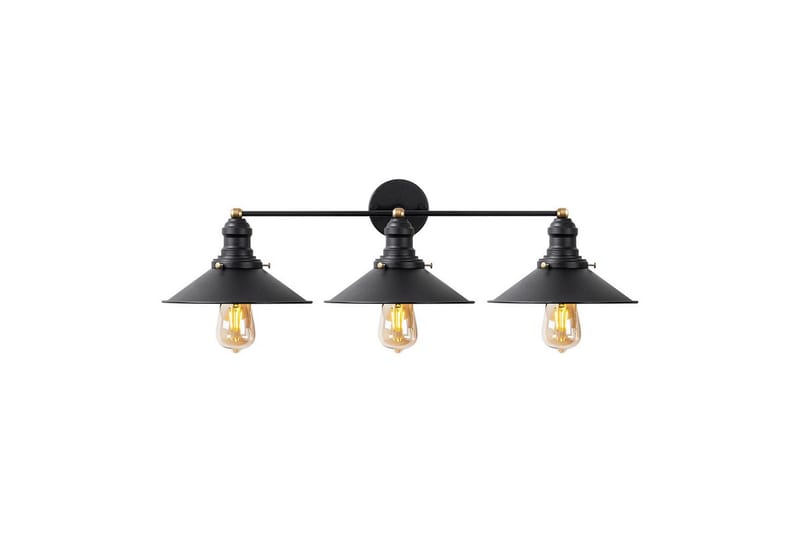 Vegg lampe Nolen Svart / Antikk - Svart/Antrasitt - Belysning - Innendørsbelysning & Lamper - Vegglampe