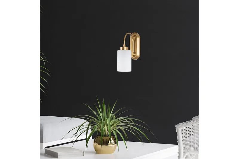 Vegg lampe Noran Gull - Gull - Belysning - Innendørsbelysning & Lamper - Vegglampe