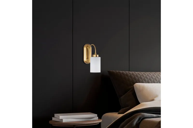 Vegg lampe Noran Gull - Gull - Belysning - Innendørsbelysning & Lamper - Vegglampe