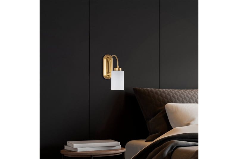 Vegg lampe Noran Gull - Gull - Belysning - Innendørsbelysning & Lamper - Vegglampe