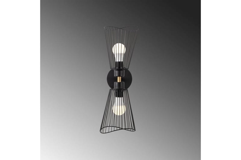 Vegg lampe Novin Svart - Svart - Belysning - Innendørsbelysning & Lamper - Vegglampe
