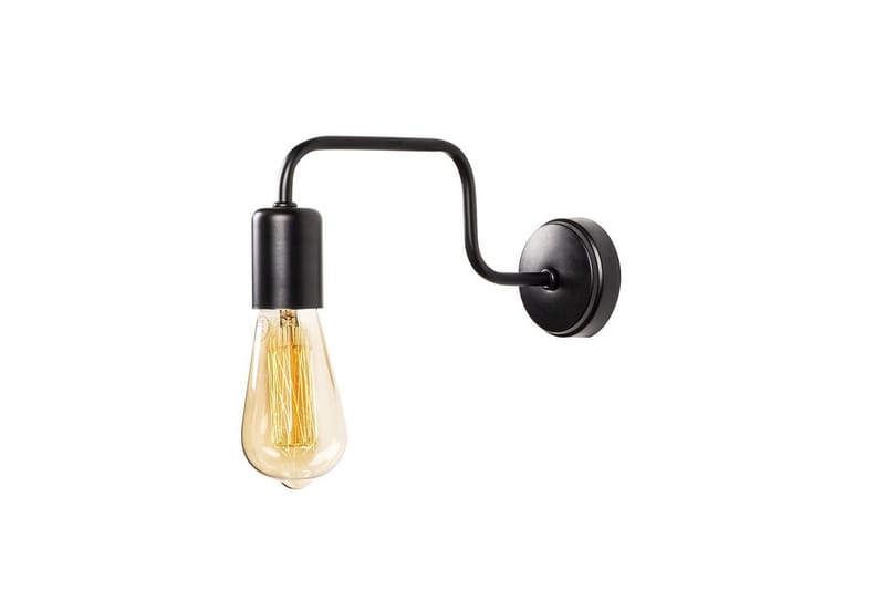 Vegg lampe Nymera Svart - Svart - Belysning - Innendørsbelysning & Lamper - Vegglampe