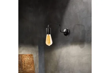 Vegg lampe Nymera Svart - Svart - Belysning - Innendørsbelysning & Lamper - Vegglampe