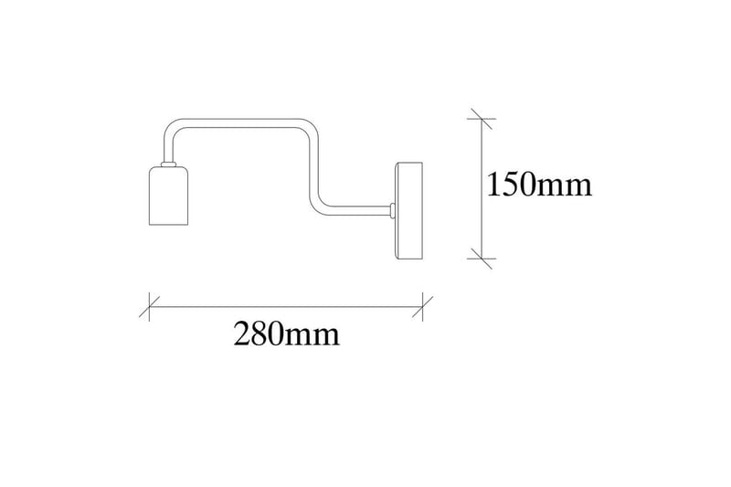 Vegg lampe Nymera Svart - Svart - Belysning - Innendørsbelysning & Lamper - Vegglampe