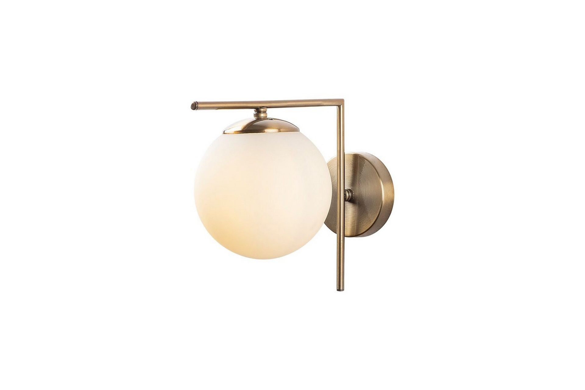 Vegg lampe Olan Antikk Hvit - Hvit