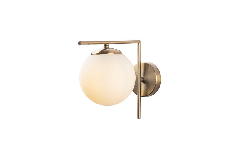 Vegg lampe Olan Antikk Hvit, Hvit