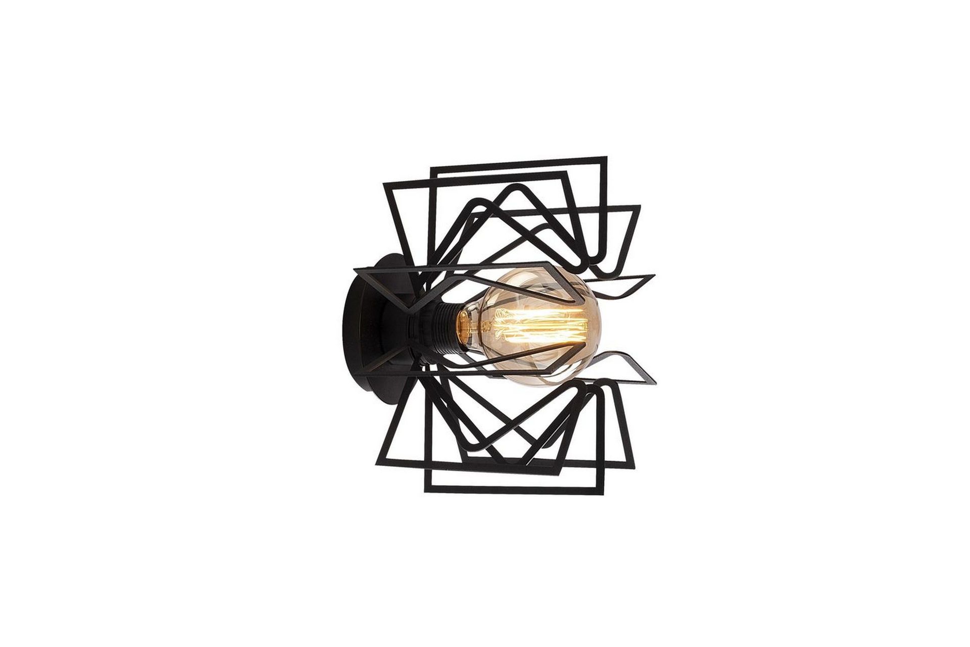 Vegg lampe Quira Black - Svart