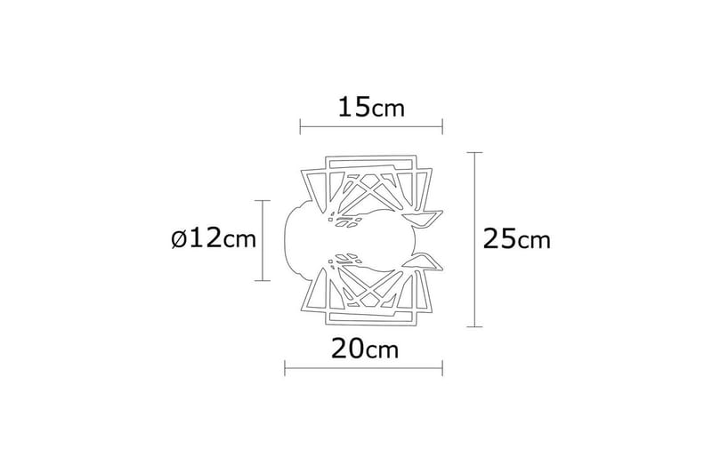 Vegg lampe Quira Black - Svart - Belysning - Innendørsbelysning & Lamper - Vegglampe