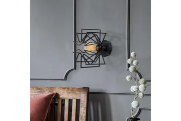 Vegg lampe Quira Black - Svart - Belysning - Innendørsbelysning & Lamper - Vegglampe
