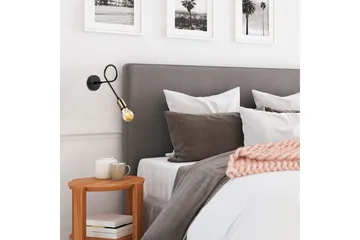 Vegg lampe Ranju Svart / Antikk - Bronse/Svart - Belysning - Innendørsbelysning & Lamper - Vegglampe