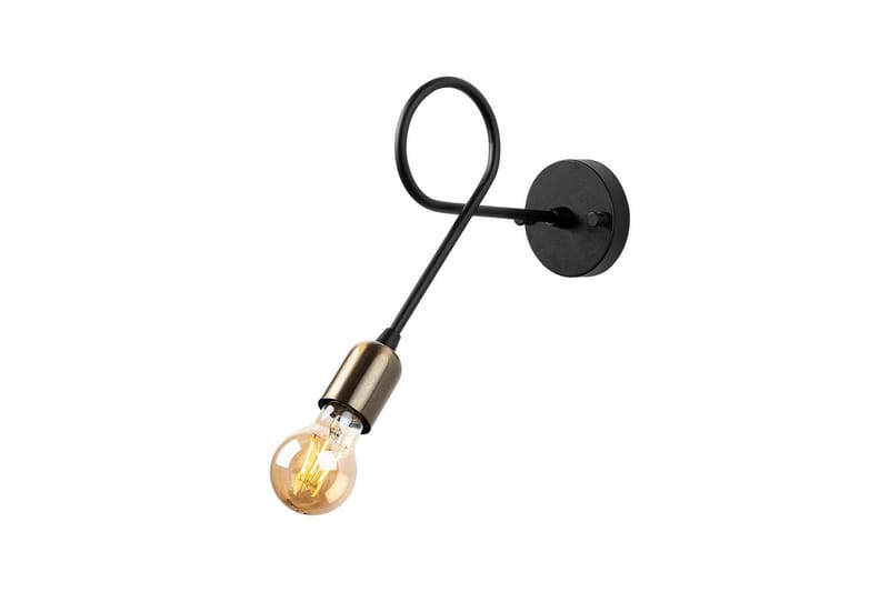 Vegg lampe Ranju Svart / Antikk - Bronse/Svart - Belysning - Innendørsbelysning & Lamper - Vegglampe