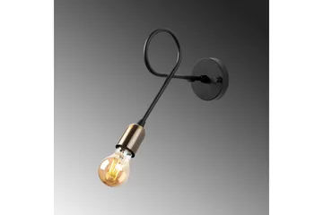 Vegg lampe Ranju Svart / Antikk - Bronse/Svart - Belysning - Innendørsbelysning & Lamper - Vegglampe