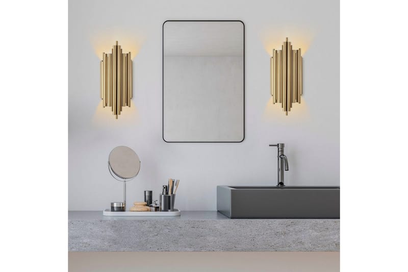 Vegg lampe Raoji Gull - Gull - Belysning - Innendørsbelysning & Lamper - Vegglampe