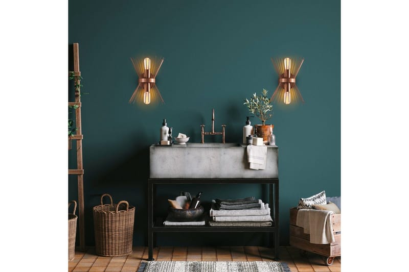 Vegg lampe Rate 10 kobber - Kobber - Belysning - Innendørsbelysning & Lamper - Vegglampe