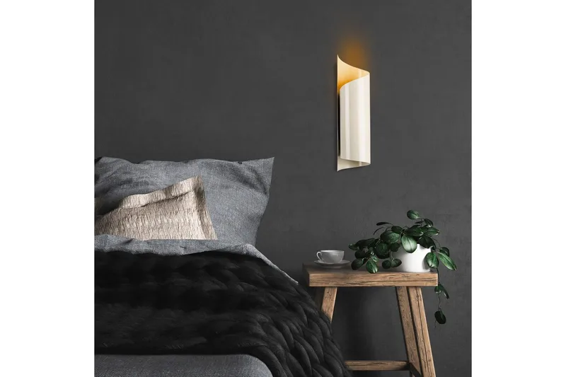 Vegg lampe Rate 12 krem - Cremehvit - Belysning - Innendørsbelysning & Lamper - Vegglampe