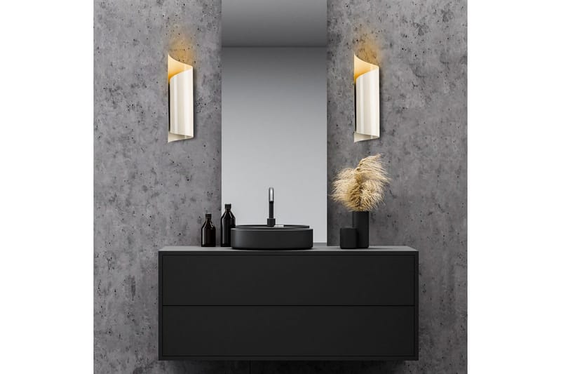 Vegg lampe Rate 12 krem - Cremehvit - Belysning - Innendørsbelysning & Lamper - Vegglampe