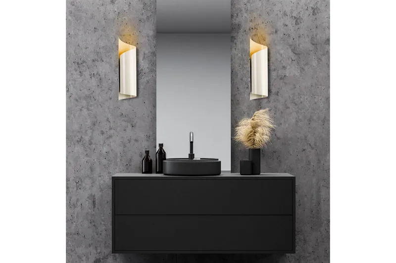 Vegg lampe Rate 12 krem - Cremehvit - Belysning - Innendørsbelysning & Lamper - Vegglampe