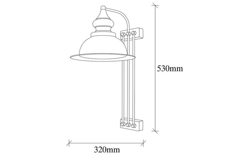 Vegg lampe Rathour Antikk - Antikk - Belysning - Innendørsbelysning & Lamper - Vegglampe