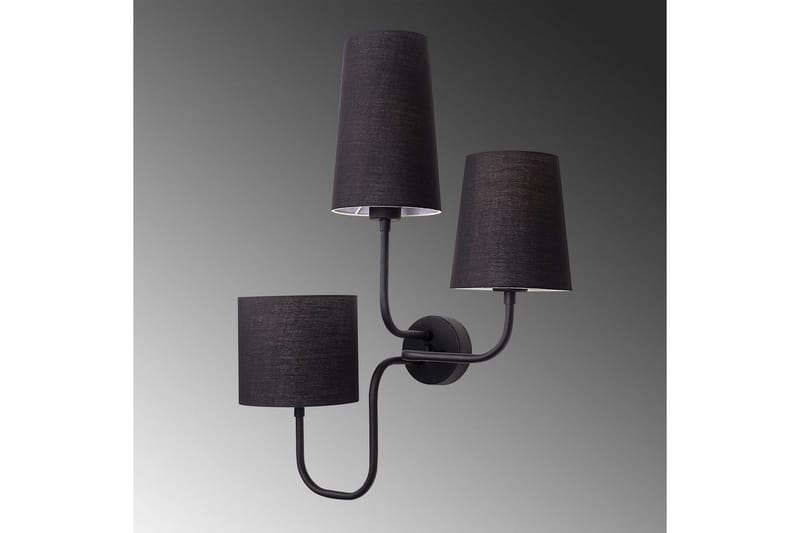 Vegg lampe Rihan Svart - Svart - Belysning - Innendørsbelysning & Lamper - Vegglampe