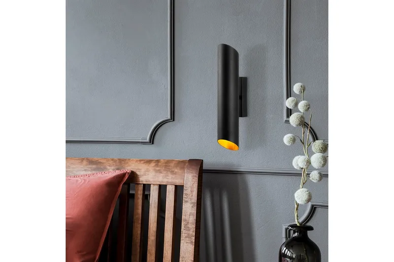 Vegg lampe Søt Svart / Gull - Gull/Svart - Belysning - Innendørsbelysning & Lamper - Vegglampe