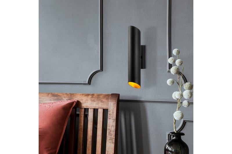 Vegg lampe Søt Svart / Gull - Gull/Svart - Belysning - Innendørsbelysning & Lamper - Vegglampe