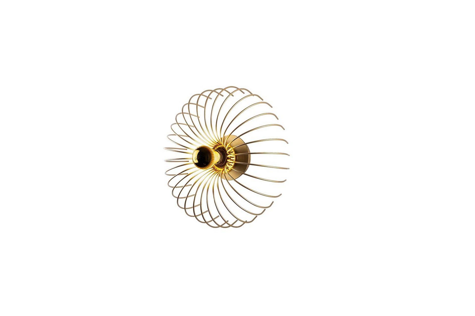 Vegg lampe Sadortel gull - 36 x 12 x 36 cm