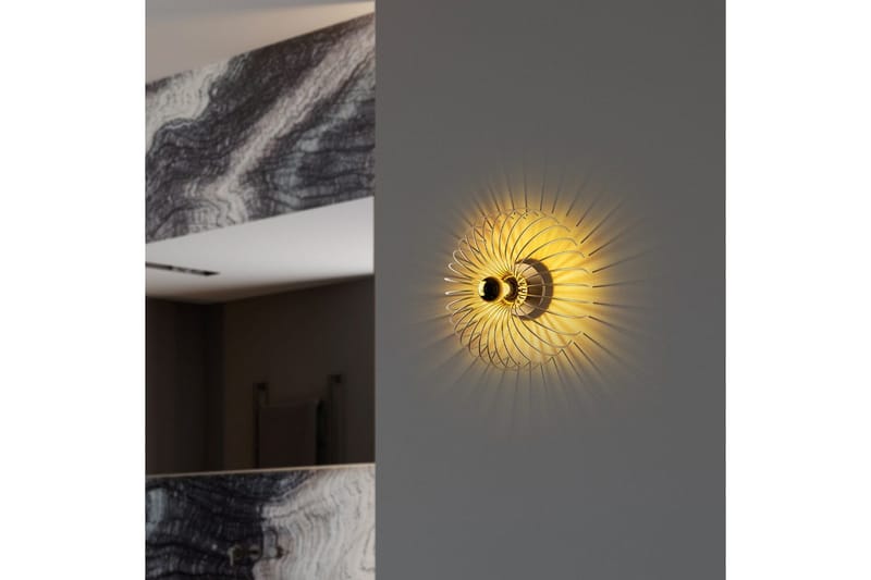 Vegg lampe Sadortel gull - 36 x 12 x 36 cm - Belysning - Innendørsbelysning & Lamper - Vegglampe