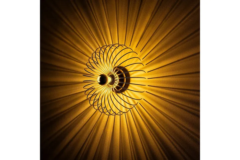 Vegg lampe Sadortel gull - 36 x 12 x 36 cm - Belysning - Innendørsbelysning & Lamper - Vegglampe