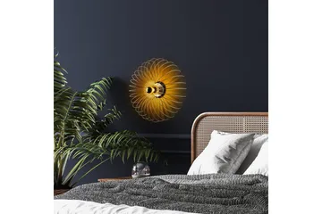 Vegg lampe Sadortel gull - 56 x 16 x 56 cm - Belysning - Innendørsbelysning & Lamper - Vegglampe