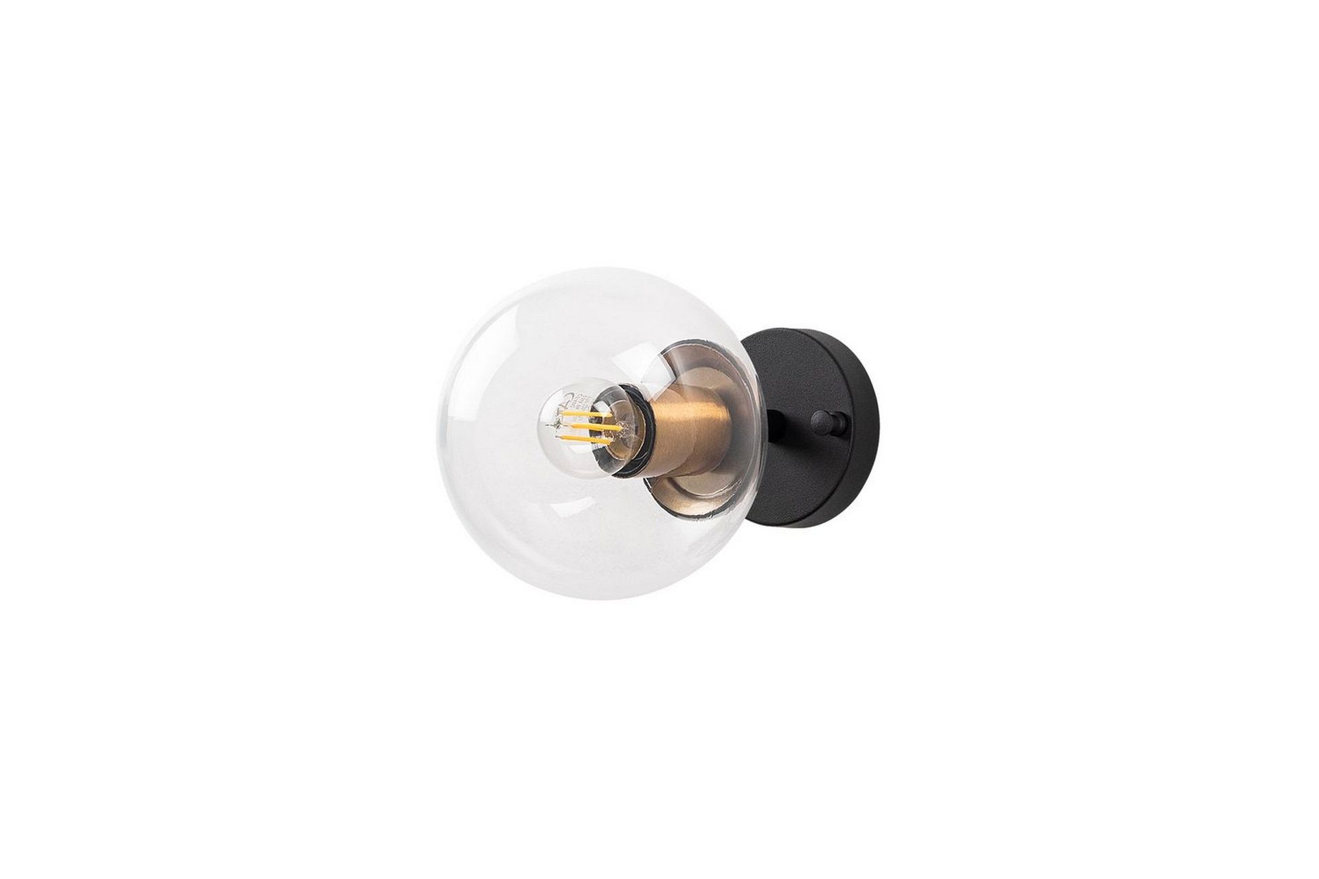 Vegg lampe Sone Svart / Antikk - Svart / Antikk