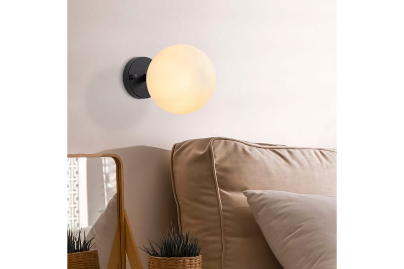 Vegg lampe Sone Svart / Krem - Svart / Krem - Belysning - Innendørsbelysning & Lamper - Vegglampe