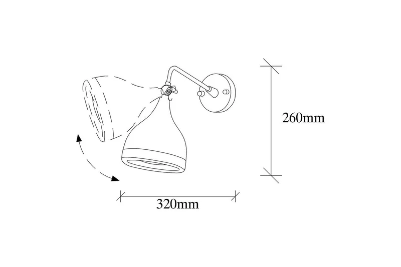 Vegg lampe Soodz Svart / Kobber - Svart / Kobber - Belysning - Innendørsbelysning & Lamper - Vegglampe