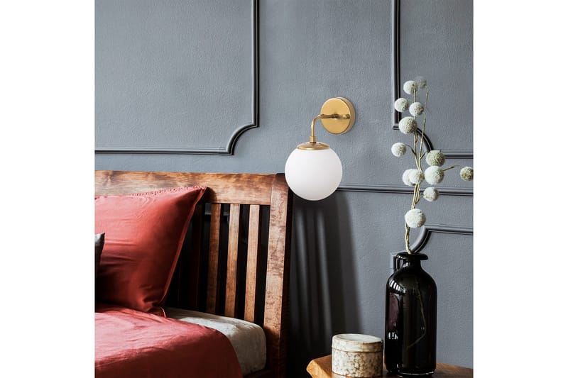 Vegg lampe Soona Gull - Gull - Belysning - Innendørsbelysning & Lamper - Vegglampe