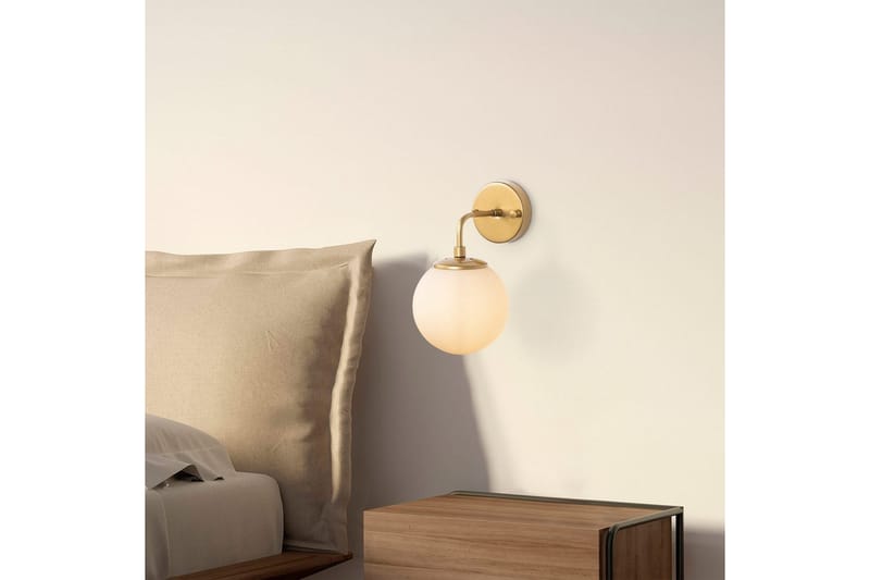 Vegg lampe Soona Gull - Gull - Belysning - Innendørsbelysning & Lamper - Vegglampe