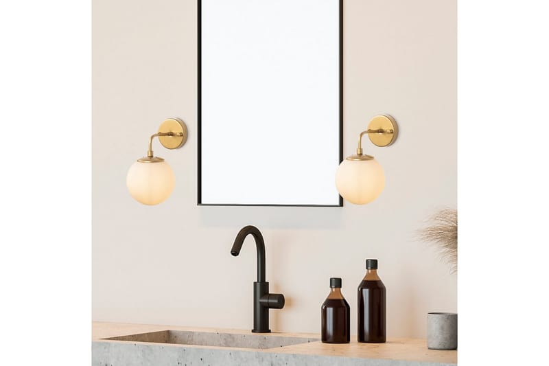 Vegg lampe Soona Gull - Gull - Belysning - Innendørsbelysning & Lamper - Vegglampe