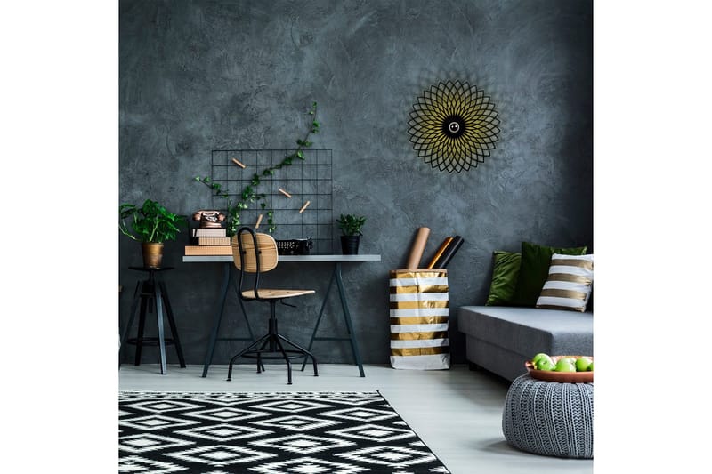 Vegg lampe Sourab Svart - Svart - Belysning - Innendørsbelysning & Lamper - Vegglampe