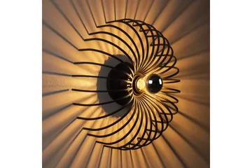 Vegg lampe Subbersta Svart - Diameter: 12 cm - Belysning - Innendørsbelysning & Lamper - Vegglampe
