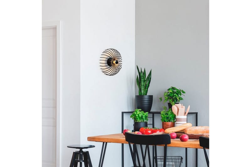 Vegg lampe Subbersta Svart - Diameter: 12 cm - Belysning - Innendørsbelysning & Lamper - Vegglampe