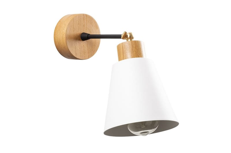 Vegg lampe Sudalwani Hvit - Hvit - Belysning - Innendørsbelysning & Lamper - Vegglampe